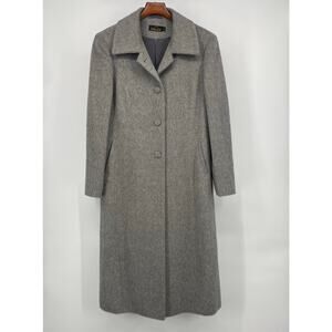 Andean Tradition, Wool, Alpaca, Full Length Coat, Tailored Fit, Ladies Large